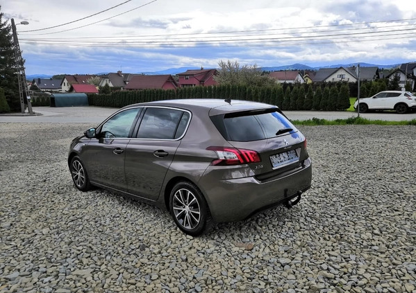 Peugeot 308 cena 34900 przebieg: 100000, rok produkcji 2016 z Tuchów małe 742